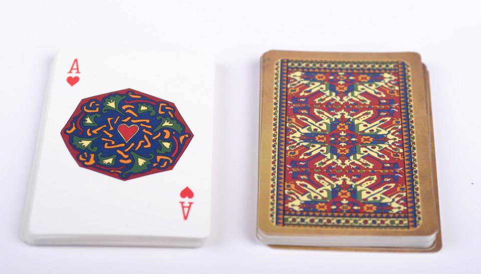 Armenian playing cards — juggler illustration